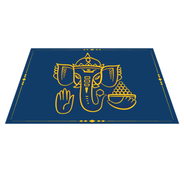 Bordstabletter original traditionellt ganesha-motiv - Tenstickers