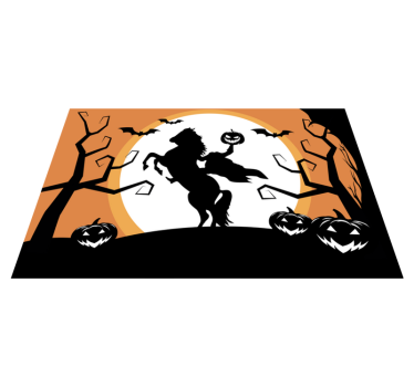 Ryttare på häst halloween bordsmattor - Tenstickers