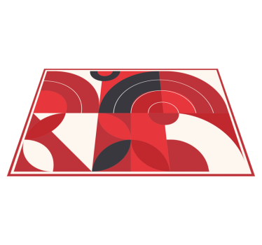 Bordstabletter modernt livliga geometriska former - Tenstickers