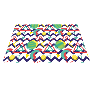 Geometri mönster design bordstabletter modernt - Tenstickers