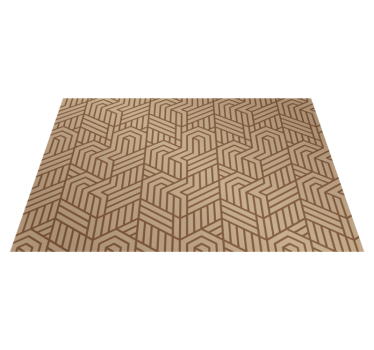 Bordstabletter modernt geometrisk texturerad finish - Tenstickers