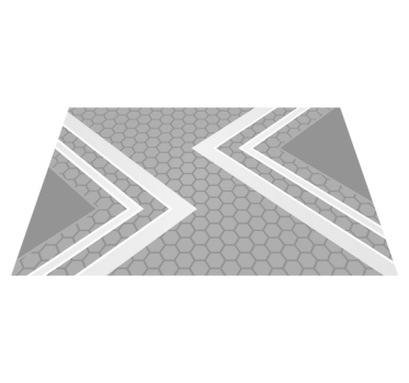 Bordstabletter modernt geometriska mönster accenter - Tenstickers