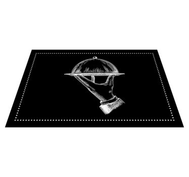Bordstabletter original elegant serveringshand - Tenstickers