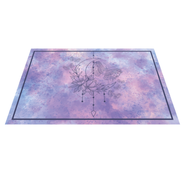 Bordstabletter original floral moon design - Tenstickers