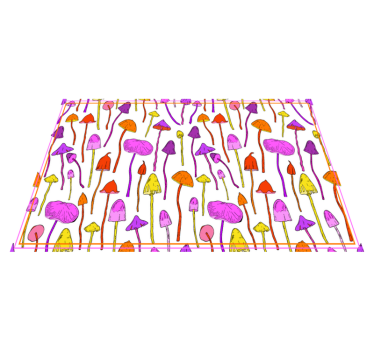 Hallucinogena svampmönster original bordstabletter - Tenstickers