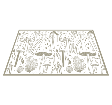 Bordstabletter original svamp natur elementer - Tenstickers