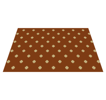 Polka dot stickade mönster hem vinyl bordstabletter - Tenstickers
