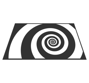 Bordstabletter spiraloptisk effekt - Tenstickers