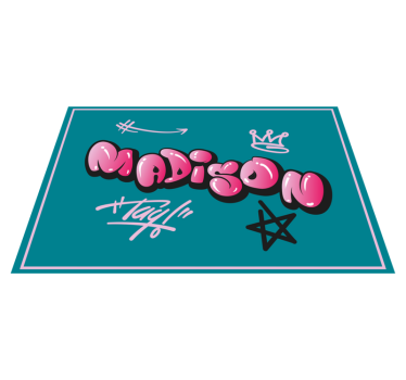 Bordstabletter original med personligt namn design - Tenstickers