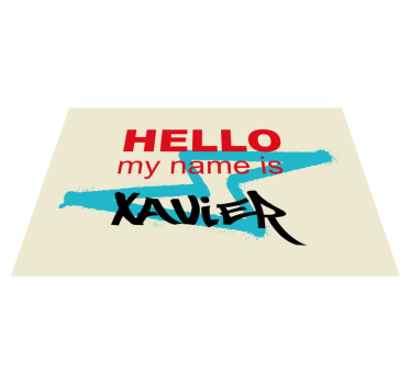 Mitt namn är kortgraffiti personliga bordstabletter - Tenstickers