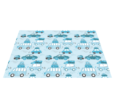 Bordstabletter barnen bilar med bagage - Tenstickers