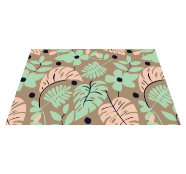 Bordstabletter modernt botaniskt mönster bakgrund - Tenstickers