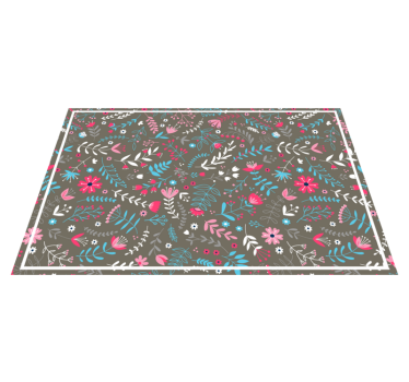 Bordstabletter med botanisk texturerad yta - Tenstickers