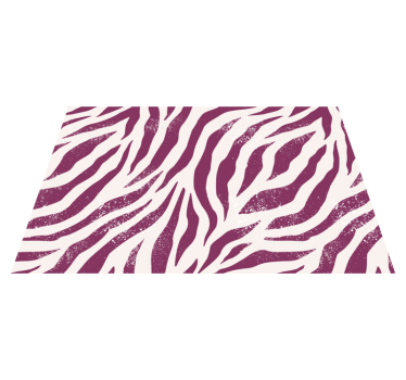 Lila och vita zebramönster original bordstabletter - Tenstickers