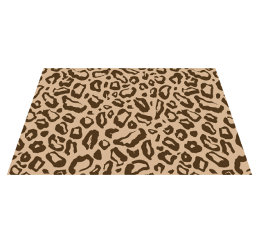 Leopardmönstrade bordstabletter - Tenstickers