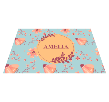 Bordstabletter med namn botanisk personlig namn - Tenstickers