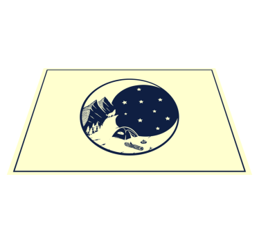 Bordstabletter original fjällcampingmotiv - Tenstickers