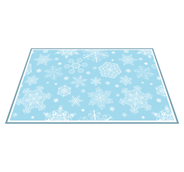 Jul bordstabletter snöflingemönster yta - Tenstickers