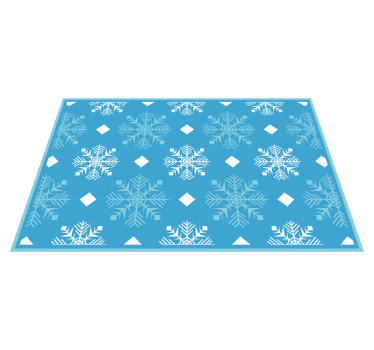 Jul bordstabletter snöflinge mönster bakgrund - Tenstickers