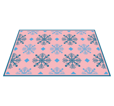 Jul bordstabletter snöflingemönster - Tenstickers