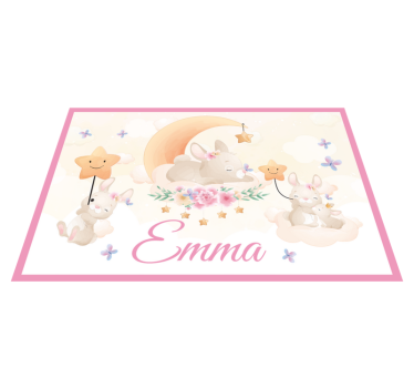 Bunny moon scen bordstabletter barnen - Tenstickers