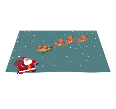 Jultomten tappade sin släde julbordsmattor - Tenstickers