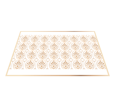 Bordstabletter modernt elegant bladmotiv - Tenstickers