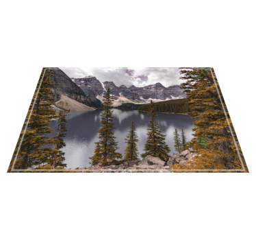 Bordstabletter modernt med naturskön bergsutsikt - Tenstickers