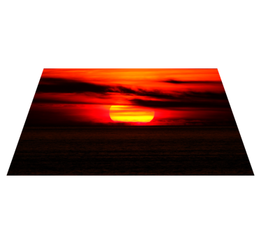 Bordstabletter elegant solnedgång över havet - Tenstickers
