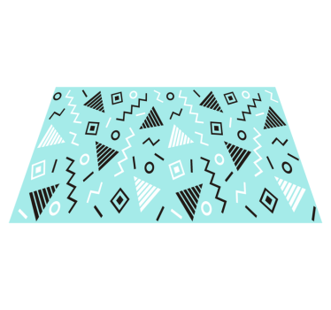 Bordstabletter modernt geometriska mönster kollektion - Tenstickers