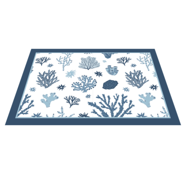 Bordstabletter korall och havsväxter - Tenstickers