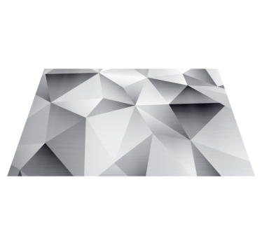 Bordstabletter modernt geometriskt metallmönster - Tenstickers