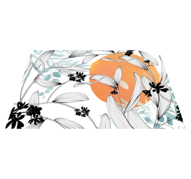 Bordstabletter modernt blommig inspirerad accent - Tenstickers
