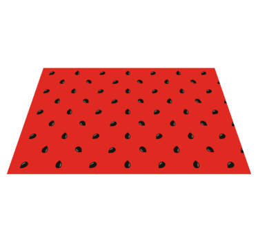 Bordstabletter original vattenmelonfrö mönster - Tenstickers