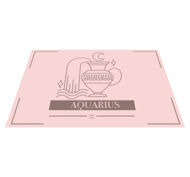 Vattumannen zodiaksymbol bordstabletter Texter - Tenstickers