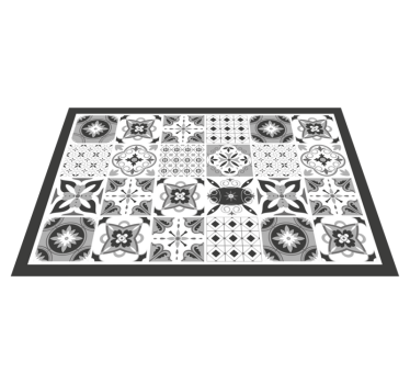 Elegant mönstrad platta bordstabletter - Tenstickers