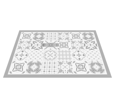 Eleganta monokroma mönster bordstabletter - Tenstickers