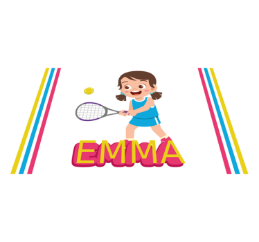 Glad tennis spelare bordstabletter barnen - Tenstickers