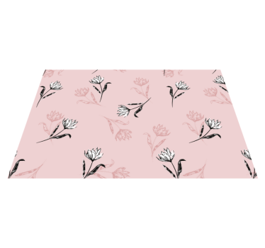 Elegant botanisk komposition bordstabletter - Tenstickers
