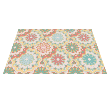 Tyg "granny chic" bordstabletter - Tenstickers