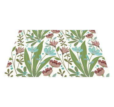 "granny chic" bordstabletter i blomstil - Tenstickers