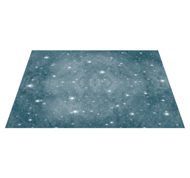 Texturerad blå med vita prickar original bordstabletter - Tenstickers