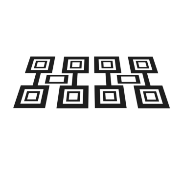 Bordstabletter modernt med modern rutigt mönster - Tenstickers