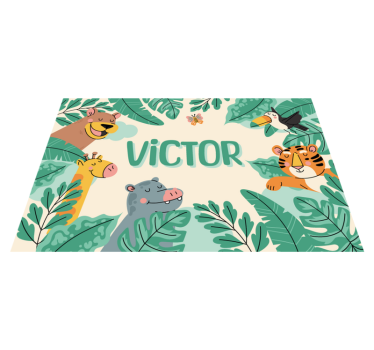 Jungledjur bordstabletter - Tenstickers