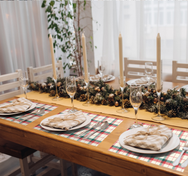 Jul tartan bordstablett - Tenstickers