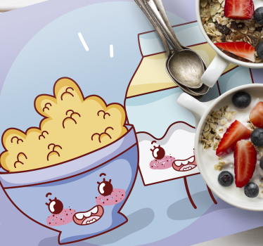 Bordstabletter barnen glada snackkompanjoner - Tenstickers