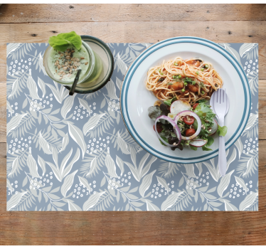 Bordstabletter med blomsterinspirerad yta - Tenstickers