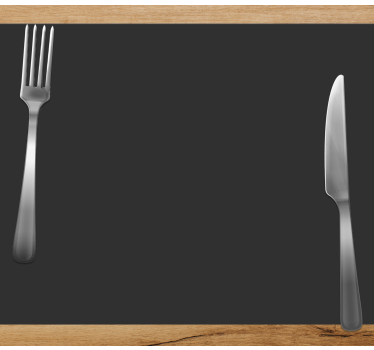 Bordstabletter modernt elegant gaffel knivset - Tenstickers