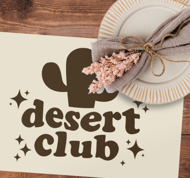 Cactus club design bordstabletter original - Tenstickers