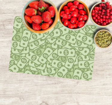 Cash pattern lager bordstabletter original - Tenstickers